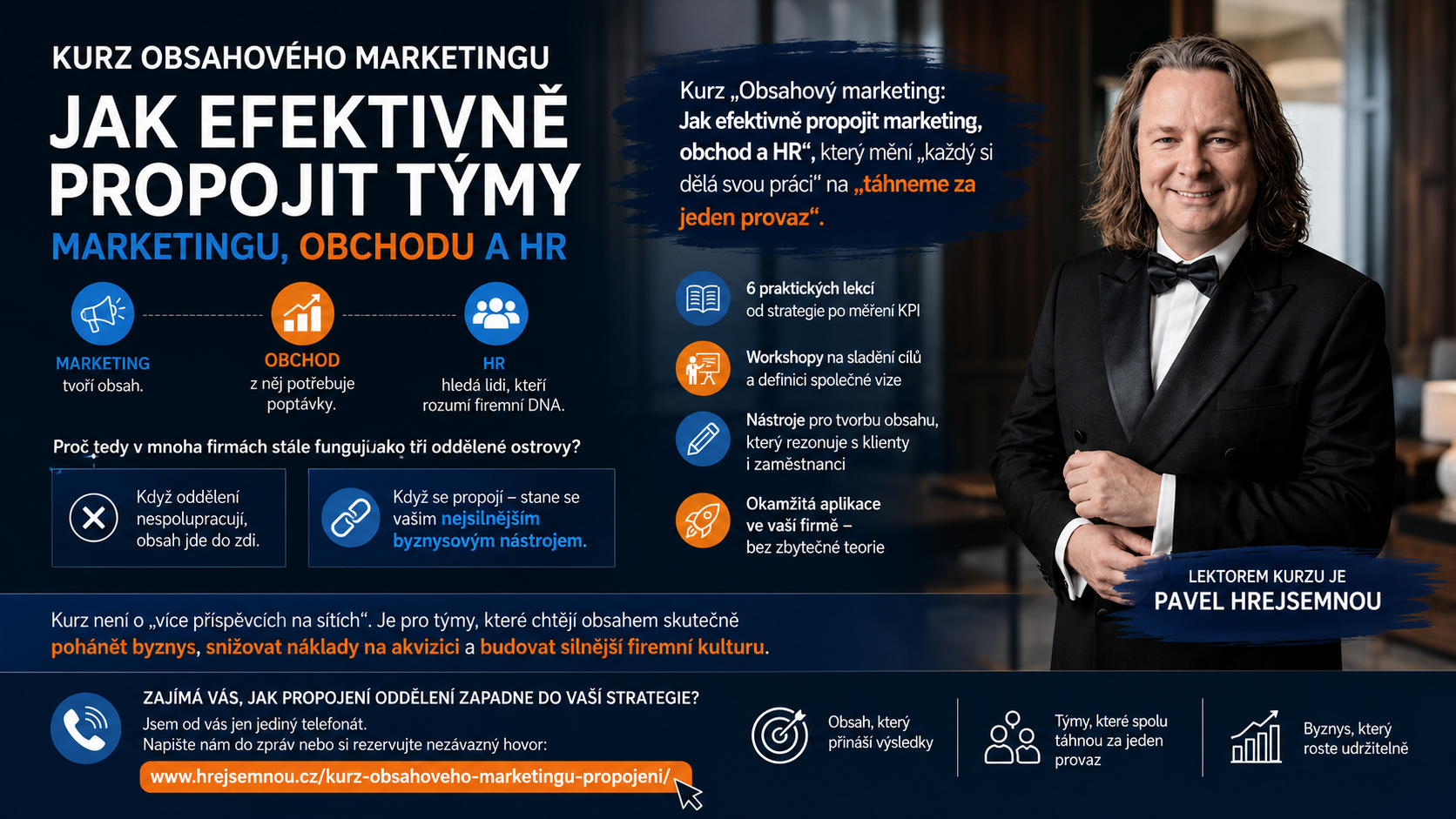 Kurz obsahového marketingu: Jak efektivně propojit marketing, obchod a HR Kurz obsahového marketingu: Jak efektivně propojit marketing, obchod a HR