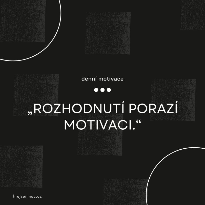 Nový rok nezačíná motivací - Pavel Hrejsemnou