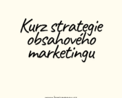 Kurz strategie obsahového marketingu: Od nápadu k měřitelným výsledkům